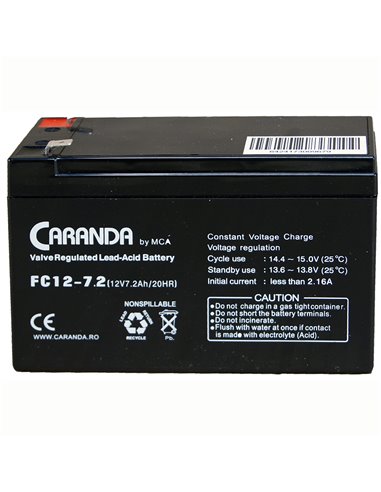 CARANDA FC Stationara AGM/VRLA 12V 7.2Ah