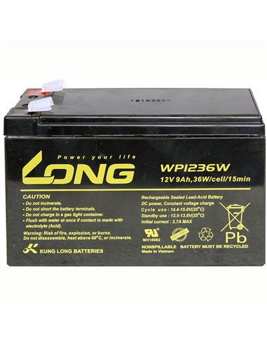 CARANDA LONG Stationara AGM/VRLA 12V 9Ah
