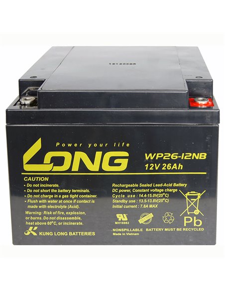 CARANDA LONG Stationara AGM/VRLA 12V 26Ah