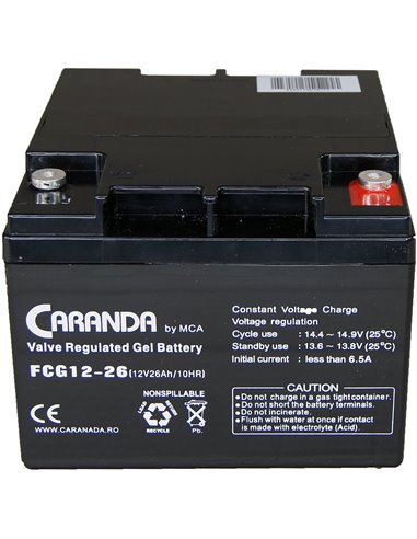 CARANDA FCG Stationara AGM / VRLA 12V 26Ah