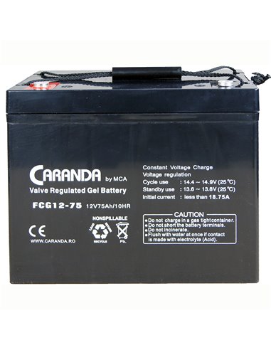 CARANDA FCG Stationara AGM / VRLA 12V 75Ah