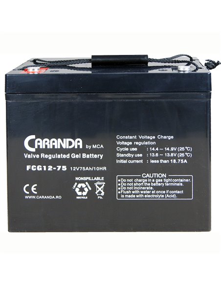 CARANDA FCG Stationara AGM / VRLA 12V 75Ah