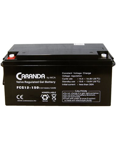 CARANDA FCG Stationara AGM / VRLA 12V 150Ah