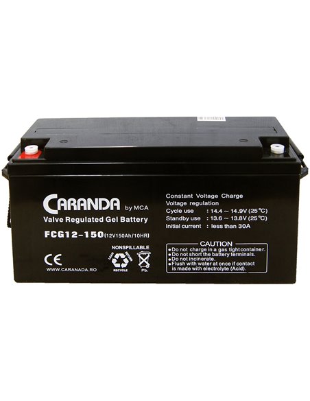 CARANDA FCG Stationara AGM / VRLA 12V 150Ah