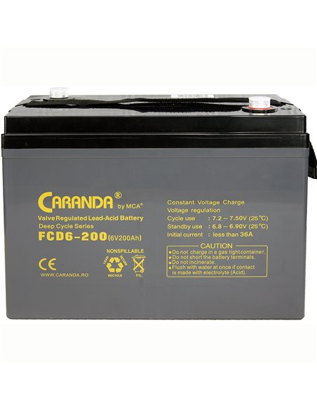 CARANDA FCD Deep Cycle 6V 200Ah