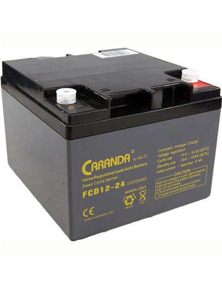 CARANDA FCD Deep Cycle 12V 24Ah
