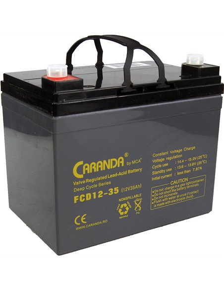 CARANDA FCD Deep Cycle 12V 35Ah