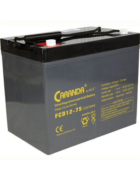 CARANDA FCD Deep Cycle 12V 75Ah
