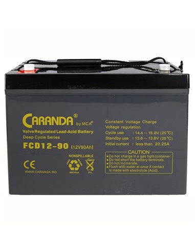 CARANDA FCD Deep Cycle 12V 90Ah