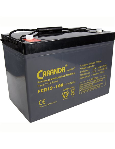 CARANDA FCD Deep Cycle 12V 100Ah
