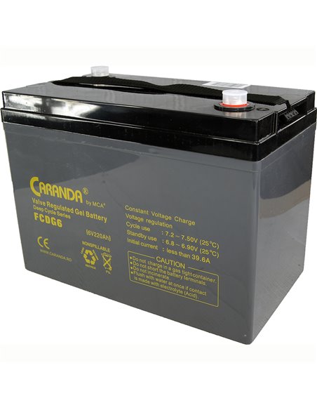 CARANDA FCD Deep Cycle Gel 6V 200Ah