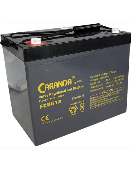 CARANDA FCD Deep Cycle Gel 12V 55Ah