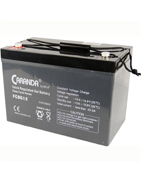 CARANDA FCD Deep Cycle Gel 12V 90Ah