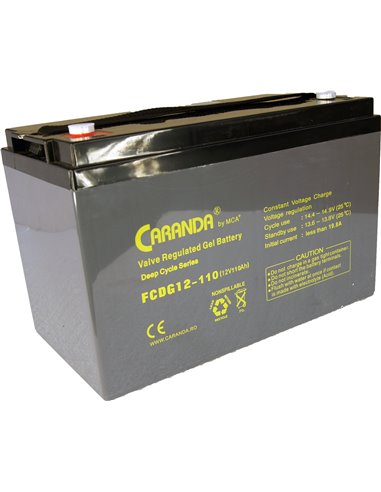 CARANDA FCD Deep Cycle Gel 12V 110Ah