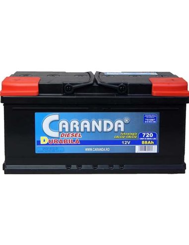 CARANDA DURABILA 12V 88Ah 760A - Borna Normala (dreapta +)