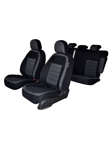 SET HUSE SCAUN UMBRELLA PENTRU RENAULT MEGANE 2016- (BANCHETA FRACTIONATA) (FARA COTIERA SPATE. TETIERE STANDARD)