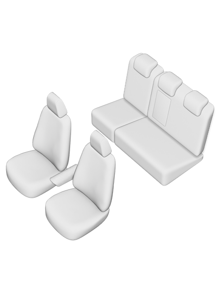 SET HUSE SCAUN UMBRELLA PENTRU FORD FOCUS 2012-2018 (BANCHETA FRACTIONATA)