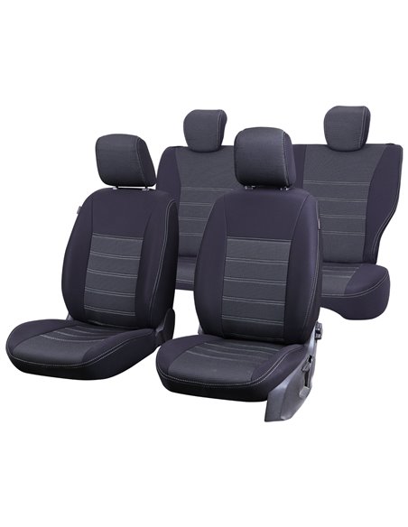SET HUSE SCAUN UMBRELLA PENTRU DACIA LOGAN 2 (2012-2020) (BANCHETA FRACTIONATA)