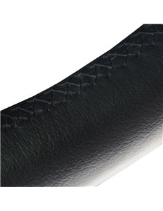 HUSA VOLAN CU SNUR PIELE NATURALA MULTI LINE NEGRU 37-39 CM