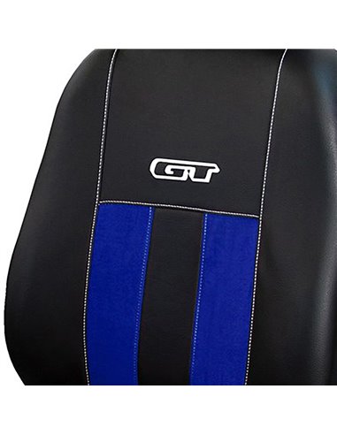 SET HUSE SCAUN GT8 NEGRU -ALBASTRU