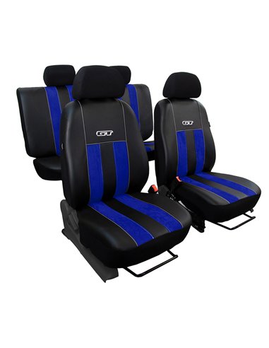 SET HUSE SCAUN GT8 NEGRU -ALBASTRU