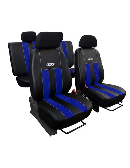 SET HUSE SCAUN GT8 NEGRU -ALBASTRU