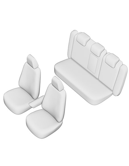 SET HUSE SCAUN UMBRELLA PENTRU AUDI A-4 (B8-8K)SEDAN 2007-2015 (BANCHETA FRACTIONATA) CU TETIERE FATA STANDARD. TETIERE SPATE IN