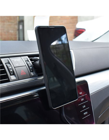 SUPORT TELEFON MAGNETIC AUTO CU FIXARE IN GRILA DE VENTILATIE SI ROTATIE 360