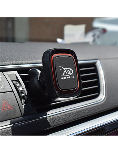 SUPORT TELEFON MAGNETIC AUTO CU FIXARE IN GRILA DE VENTILATIE SI ROTATIE 360