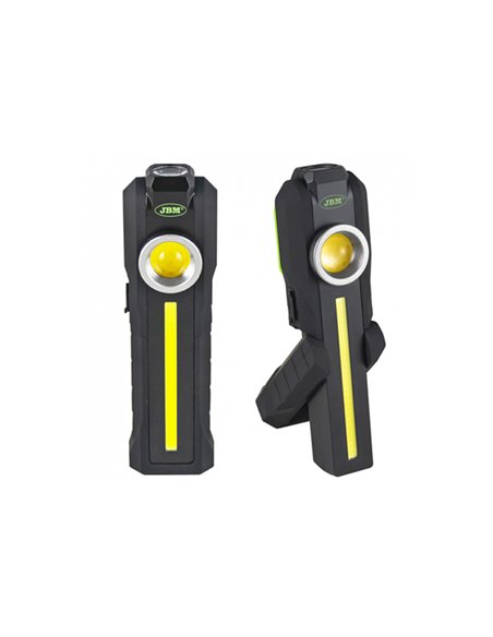 LANTERNA REINCARCABILA CU ACUMULATOR. MAGNETICA 250LM JBM
