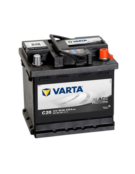 VARTA Promotive Black 12V 55Ah 420A - Borna Normala (dreapta +)