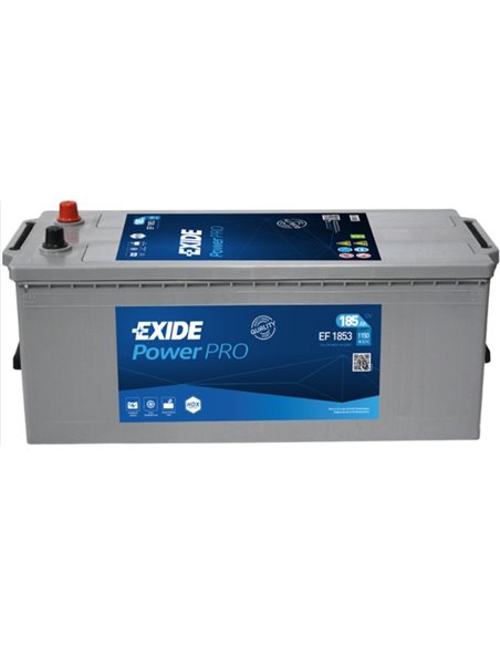 EXIDE POWER PRO 12V 185Ah 1150A - Borna Tip camion