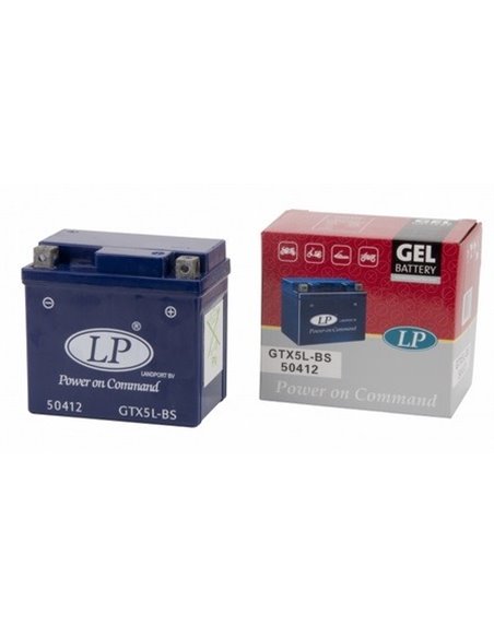 LANDPORT GEL - Power on Command - moto 12V 5Ah - Borna Normala (dreapta +)
