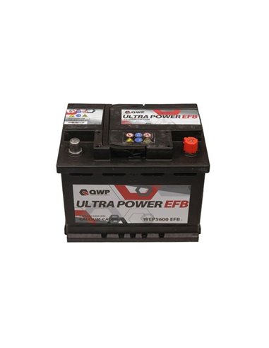 QWP Ultra Power START-STOP EFB 12V 60Ah 640A - Borna Normala (dreapta +)