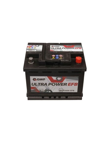 QWP Ultra Power START-STOP EFB 12V 60Ah 640A - Borna Normala (dreapta +)