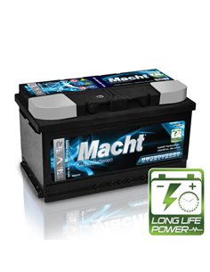 MACHT SILVER POWER 12V 80Ah 780A - Borna Normala (dreapta +)