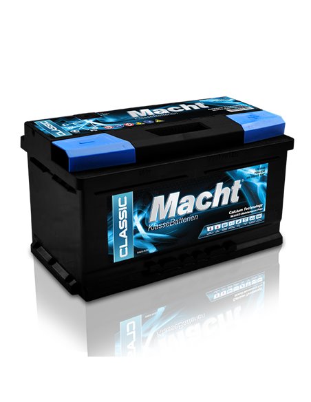 MACHT CLASSIC 12V 80Ah 720A - Borna Normala (dreapta +)