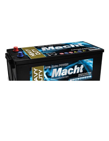 MACHT HEAVY DUTY 12V 180Ah 1200A - Borna Tip camion