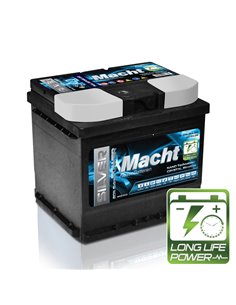 MACHT SILVER POWER 12V 55Ah 560A - Borna Normala (dreapta +)