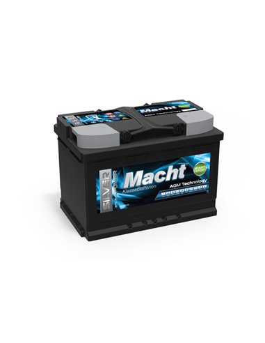 MACHT SILVER AGM 12V 95Ah 860A - Borna Normala (dreapta +)