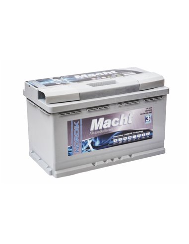 MACHT NORDIK 12V 90Ah 820A - Borna Normala (dreapta +)