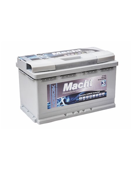MACHT NORDIK 12V 90Ah 820A - Borna Normala (dreapta +)