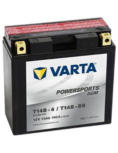 VARTA POWERSPORTS AGM 12V 13Ah 190A - Borna Inversa (stanga +)