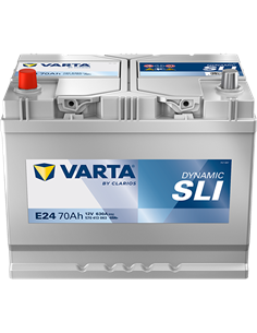 VARTA DYNAMIC SLI E24 12V 70Ah 630A - Borna Inversa (stanga +)