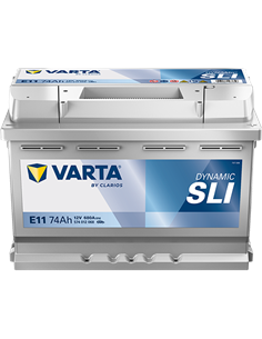 VARTA DYNAMIC SLI E11 12V 74Ah 680A - Borna Normala (dreapta +)