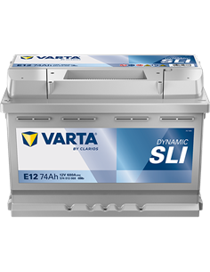 VARTA DYNAMIC SLI E12 12V 74Ah 680A - Borna Normala (dreapta +)