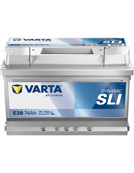 VARTA DYNAMIC SLI E38 12V 74Ah 750A - Borna Normala (dreapta +)