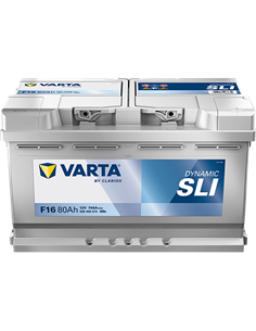VARTA DYNAMIC SLI F16 12V 80Ah 740A - Borna Normala (dreapta +)