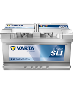 VARTA DYNAMIC SLI F17 12V 80Ah 740A - Borna Normala (dreapta +)