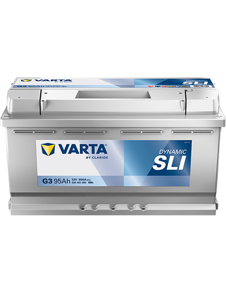 VARTA DYNAMIC SLI G3 12V 95Ah 800A - Borna Normala (dreapta +)